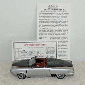 1950 Studebaker Custom Rod Limited ED Charcoal Pewter Die Cast 1:24 Danbury Mint - Picture 1 of 10