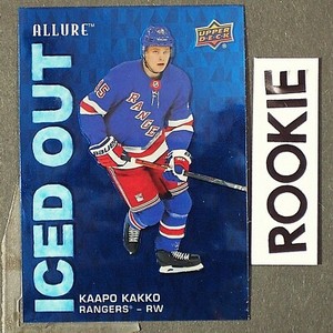 KAAPO KAKKO  ROOKIE  2019-20 Upper Deck Allure Iced Out  #IOKK  New York Rangers