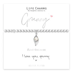 Life Charms I Love You Granny Gift Boxed Bracelet Unique Gift Ideas for Grandma - Picture 1 of 2