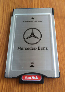 PCMCIA TO SD PC CARD ADAPTER +32GB SDHC Memory card for Mercedes-Benz S class