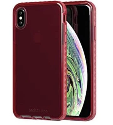 tech21 Pure Cherry Red Protective Phone Case for Apple iPhone XS Max - Image 1 of 4