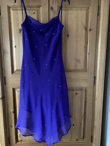 Debenhams lila Ball/Abendkleid mit Pailletten Oberteil Gr. 12. Sehr guter Zustand - Bild 1 von 10