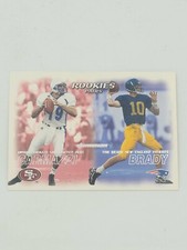 2000 Fleer Skybox Dominion Rookie Pairs #234 Tom Brady, Giovanni Carmazzi RC 2B