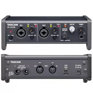 TASCAM US-2x2HR USB Mac/PC/iOS Audio Interface with Software Bundle - Picture 1 of 6
