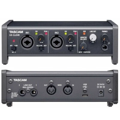 TASCAM US-2x2HR USB Mac/PC/iOS Audio Interface with Software Bundle - Image 1 of 4