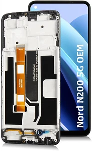 for OnePlus Nord N200 5G 1+ 6.49" OLED with Frame LCD Screen Display Replacement - Photo 1 sur 9