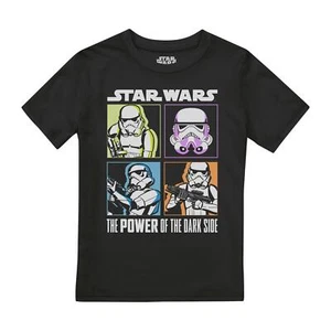 Star Wars Boys T-shirt Four Box Trooper Top Tee 3-12 Years Official - Picture 1 of 3