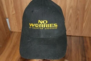 No Worries By Clinton Anderson one size baseball Cap Hat Adjustable Fit EUC - Picture 1 of 7