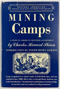 Mining Camps : A Study in American Frontier Government, Shinn, 1885, 1948Reprint - Imagen 1 de 9