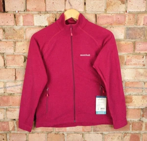BNWT Montbell Chameece Fleece Jacket Full Zip Womens Pink Size M - BRAND NEW - Picture 1 of 9