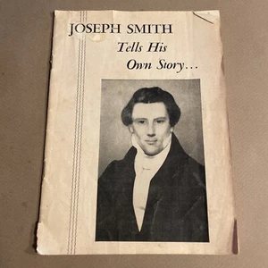 Joseph Smith Tells His Own Story Pamphlet Mormonism Mormons - Picture 1 of 2