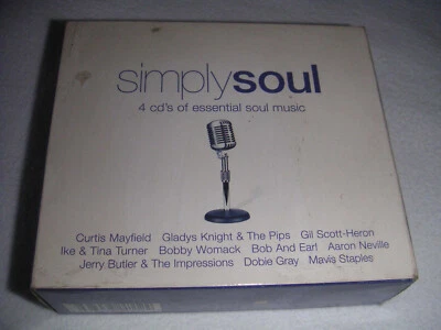 4 cd box of essential soul music: simply soul, 4 CD = 60 Titel - Bild 1 von 4