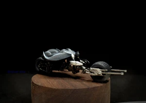 1/43 1/64 1/87 Miniatures Dark Knight Motorcycle Scene Prop Figures - Picture 1 of 3