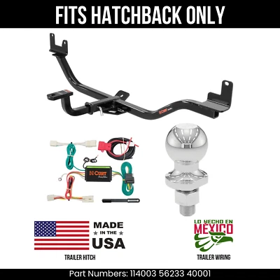 Enganche de remolque para Hyundai Elantra GT 13-17 4 pines cable 178" bola ajuste hatchback 2 k Foto 1 de 4