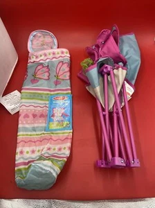 Melissa & Doug Sunny Patch Cutie Pie Butterfly Camp Toddler Camp Outdoor Chair - Picture 1 of 4