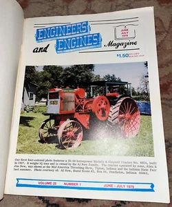Engineers and & Engines Magazine Railroad Tractor Farm 1979 June/July - Foto 1 di 2