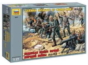 ZVEZDA MINIATURES 1/72 - 8083 World War I German Infantry - Limited box - Foto 1 di 1