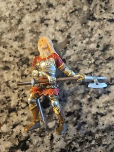 Schleich Mundo de Caballeros Caballero Caballero Rojo Hellebardier 70052 Hacha Femenina 2003 - Imagen 1 de 3