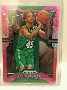 2019-20 Panini Prizm PINK Fast Break Romeo Langford RC Rookie #260 28/50 SP - Picture 1 of 2