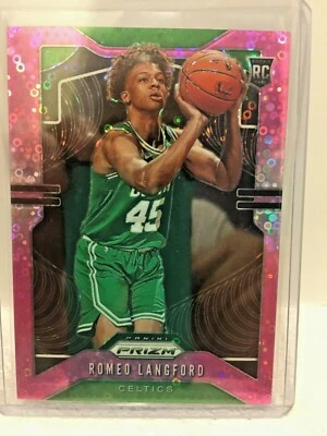2019-20 Panini Prizm PINK Fast Break Romeo Langford RC Rookie #260 28/50 SP - Image 1 of 2