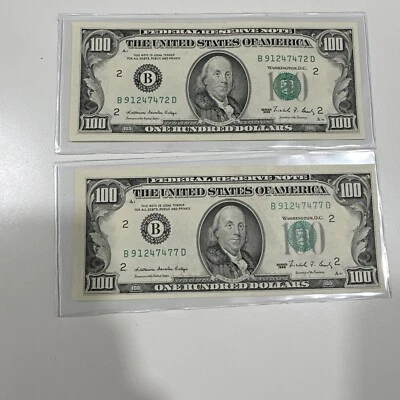 2 - 1988 $100 Federal Reserve Note New York GEM UNC - Image 1 of 4
