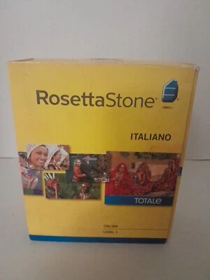 Rosetta Stone Italian - Level 1 Version 4 - Learn Italian New Sealed  - Image 1 of 2