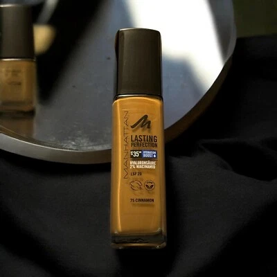 Manhattan Foundation Lasting Perfection 35h 75 Cinnamon 30 ml - Bild 1 von 2