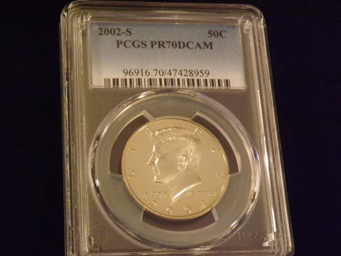 2002 -S         Half Dollar          PCGS   PR 70 Cover