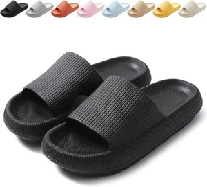 Calish Bathing Shoes Unisex Slippers Slides Non Slip Flip Flops Summer - Picture 1 of 63