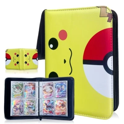 Pokemon Sammelalbum Alben Ordner Binder Heft PU-Leder 50 Seiten für 400 Karten - Bild 1 von 4