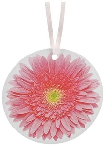 Rosa Gänseblümchen Nagelfeile Geschenkanhänger - Bild 1 von 1