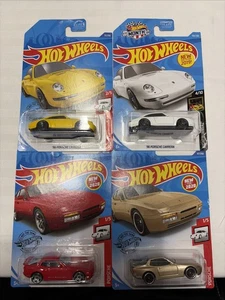 Hot Wheels Lot Of 4 96’ Porsche Carrera, And 89’ Porsche 944 Turbo New With Box - Picture 1 of 7