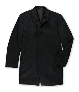 Kenneth Cole Mens Heathered Pea Coat, Grey, 40 - Picture 1 of 1