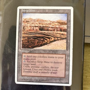 MTG Magic the Gathering Strip Mine (363/379) Fourth Edition MP LAND - Picture 1 of 2