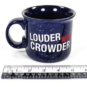 Louder With Crowder Tasse Club RETIRED Becher blau mit geätzten Buchstaben (bitte LESEN) - Bild 1 von 11