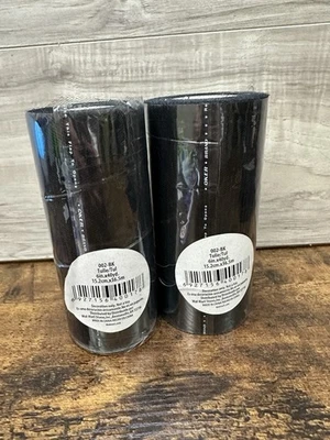 Juego de 2 rollos de tela de tul NEGRO NUEVOS 2 carretes de 6" X 40yd cada uno envío gratuito Foto 1 de 4