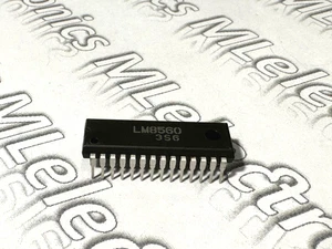1pc LM8560 SANYO Alarm equipped digital clock IC with LED display drivers PDIP28 - Picture 1 of 6
