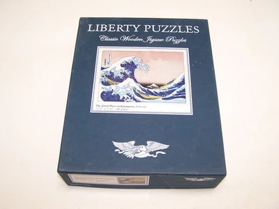 PUZZLE DE MADERA LIBERTAD ~ La Gran Ola en Kanagawa, Hokusai ~ 482 Piezas Foto 1 de 3
