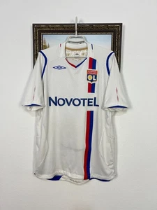 Olympique Lyonnais Home football shirt 2006 Soccer Umbro Jersey Mens Trikot Sz L - Picture 1 of 17