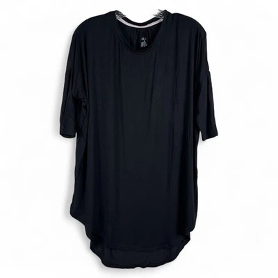 Top túnica pijama negro liso tono talla M calce relajado nuevo con etiquetas Foto 1 de 4