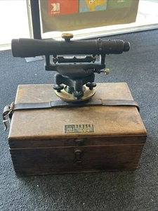 Vintage Berger Engineering Instruments Surveying Transit-Level , Boston Mass 150 - Picture 1 of 6
