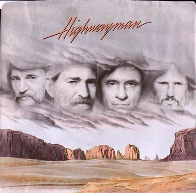 Picture Sleeve 45 Highwaymen - Highwayman / Human Condition (Cash Willie Waylon) - Image 1 of 4