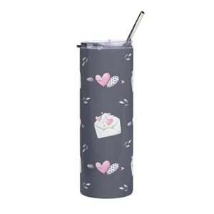 Heart Envelop Stainless Steel Tumbler - Picture 1 of 4