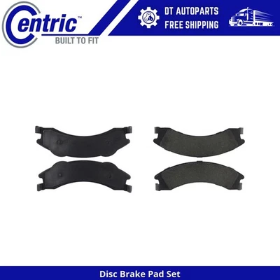 Para 2008 Ford E-150 Econoline | Pastilhas de freio a disco traseiras centrais | Semi-metálicas - Imagem 1 de 4