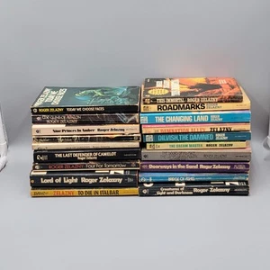 ROGER ZELAZNY 19 Book Lot Vintage Books Science Fiction Adventure - Picture 1 of 7
