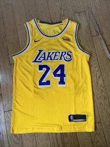 Lakers #24 Kobe Bryant Wish Nike Connect Size 44 Jersey Swoosh Swingman Vintage - Picture 1 of 10