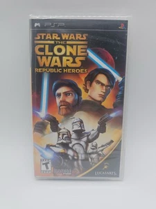 Star Wars Clone Wars Republic Hero’s PSP Sealed! - Picture 1 of 5