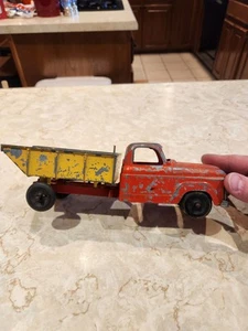 HUBLEY 1958 Diecast Ford Pick Up Dump Truck w/ Working Lever #470 - Picture 1 of 14