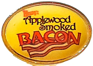 Prendedor de solapa Wendy's Restaurant "Applewood Smoked BACON" - Imagen 1 de 2
