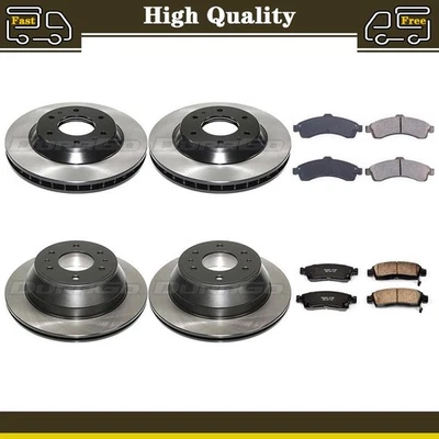 Juego de 6 rotores de freno para Chevrolet Trailblazer 4,2 L GMC Envoy 4,2 L_ Foto 1 de 4